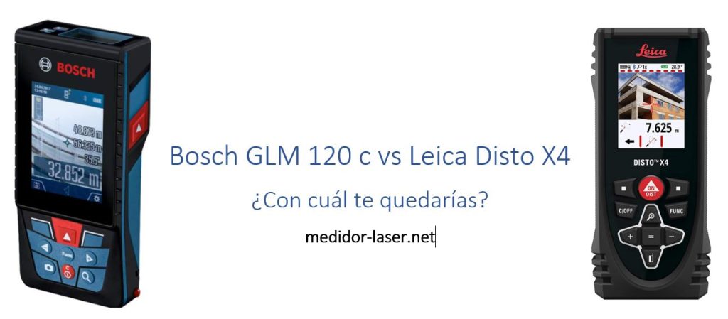 Bosch GLM 120 C vs Leica Disto X4